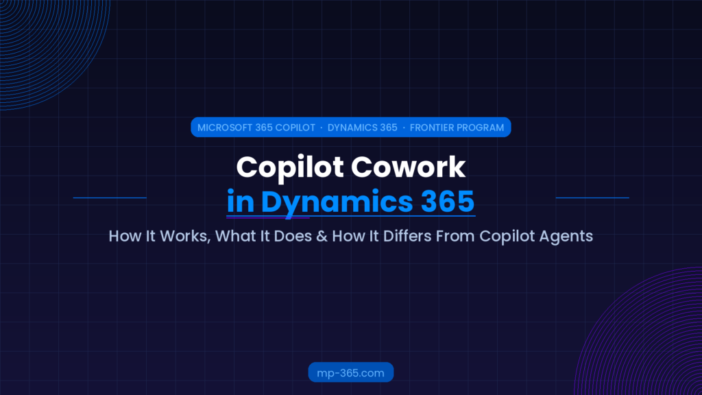 Copilot Cowork in Dynamics 365: What It Is, How It Works, and Why It’s Not What You Think