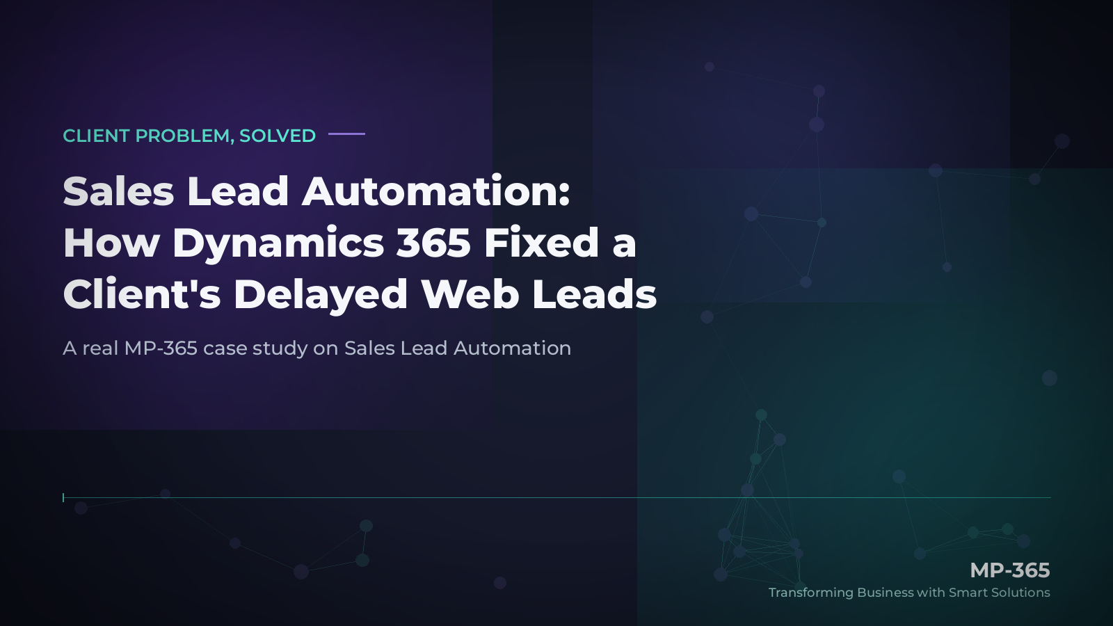Sales Lead Automation: How Dynamics 365 Fixed a Client’s Delayed Web Lead Problem